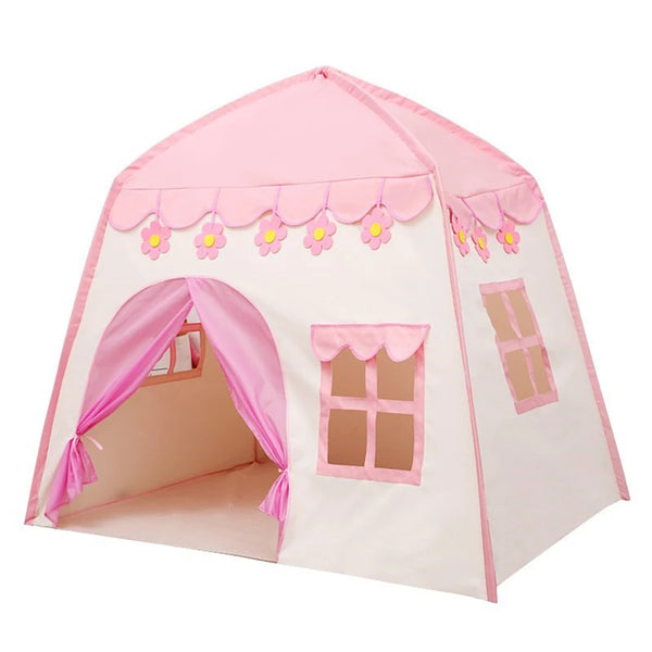 Tente de Jeu pour Enfants - Maison de Jeu Portable - Tente Tipi Rose/Bleue