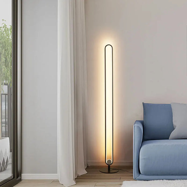 Lampadaire LED Vertical Minimaliste pour Chambre, Salon et Décoration Moderne