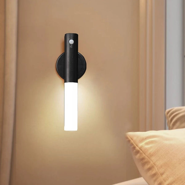 Lampe Murale LED 1200mAh avec Batterie Rechargeable - Lampe Magnétique Portable avec Capteur de Mouvement pour Hallway, Chambre, Escalier