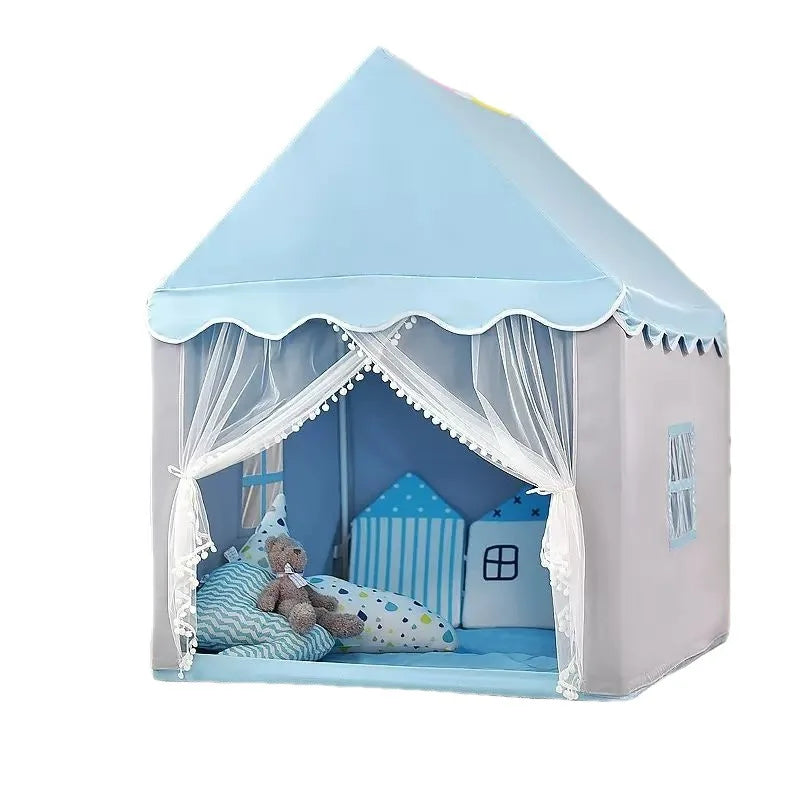 Grande Tente de Jeu pour Enfants - Château de Princesse Rose - Tente Tipi Pliables pour Enfants - StellerBrand