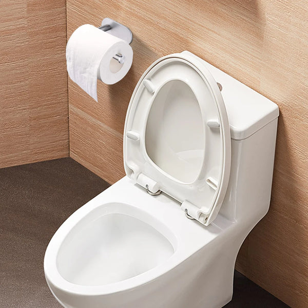 Support Auto-adhésif pour Papier Toilette en Acier Inoxydable - Porte-rouleau de Cuisine et Salle de Bain, Installation Sans Perçage