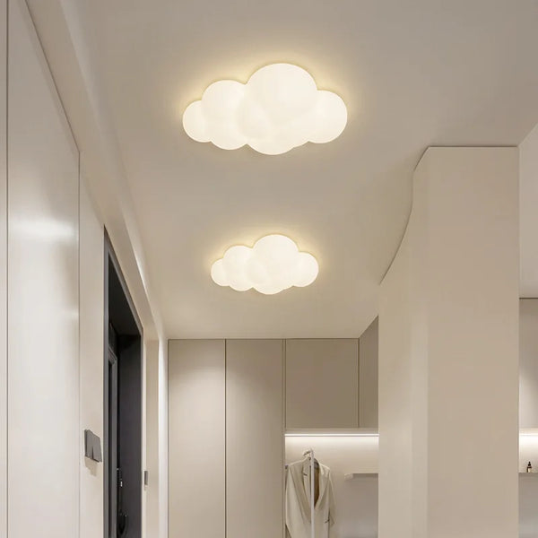 Lampe de Plafond LED Nuages pour Chambre d’Enfant, Couloir, Escaliers – Lampe Murale Moderne avec Étoiles et Lune